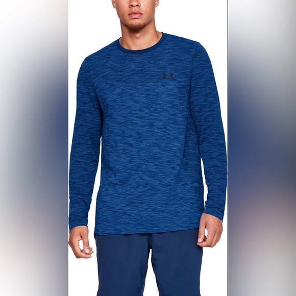 Under Armour Other - Mens Under Armour UA Long Sleeve Heatgear top size small Blue